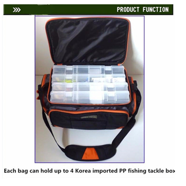 Multi-purpose Fishing Tackle Backpack Bolsa Pescac