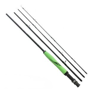 Fly Rod 2.28m/2.7m 4 Section Carbon Fiber