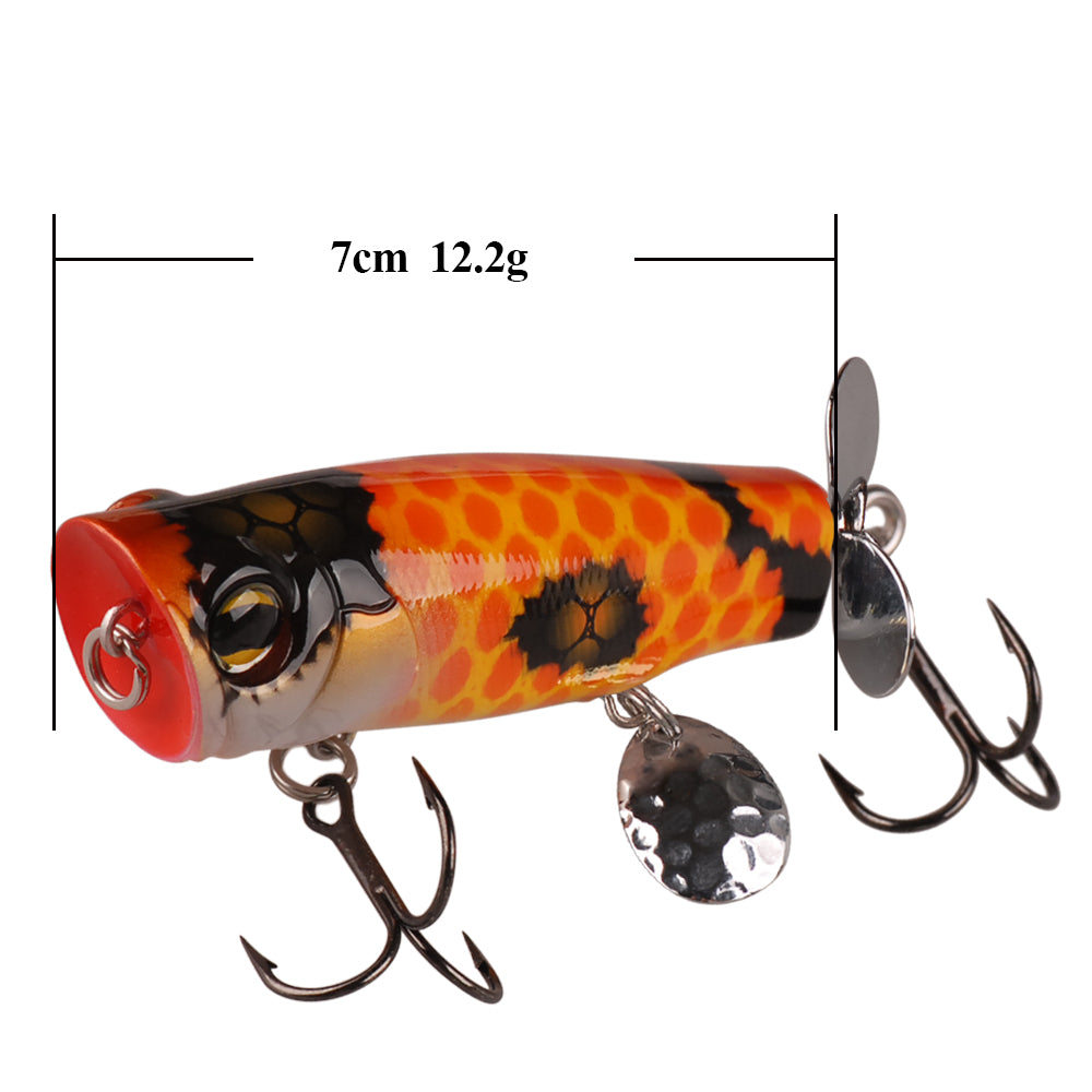 7cm 12.2g Top Water Popper Lure