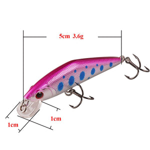 Smart Sinking Minnow Fishing Lure 5cm 3.6g