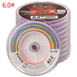 100-1000m 8 Strands Braided Fishing Line