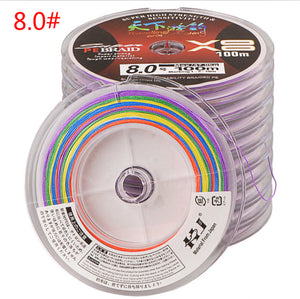 100-1000m 8 Strands Braided Fishing Line